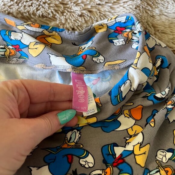 Lularoe Donald Duck Leggings One Size - Picture 4 of 4